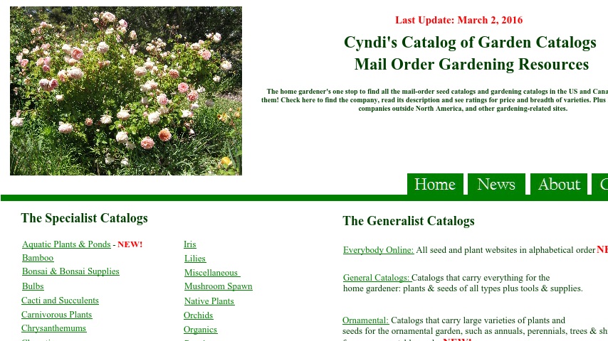 Cyndi S Catalog Of Garden Catalogs Curriki